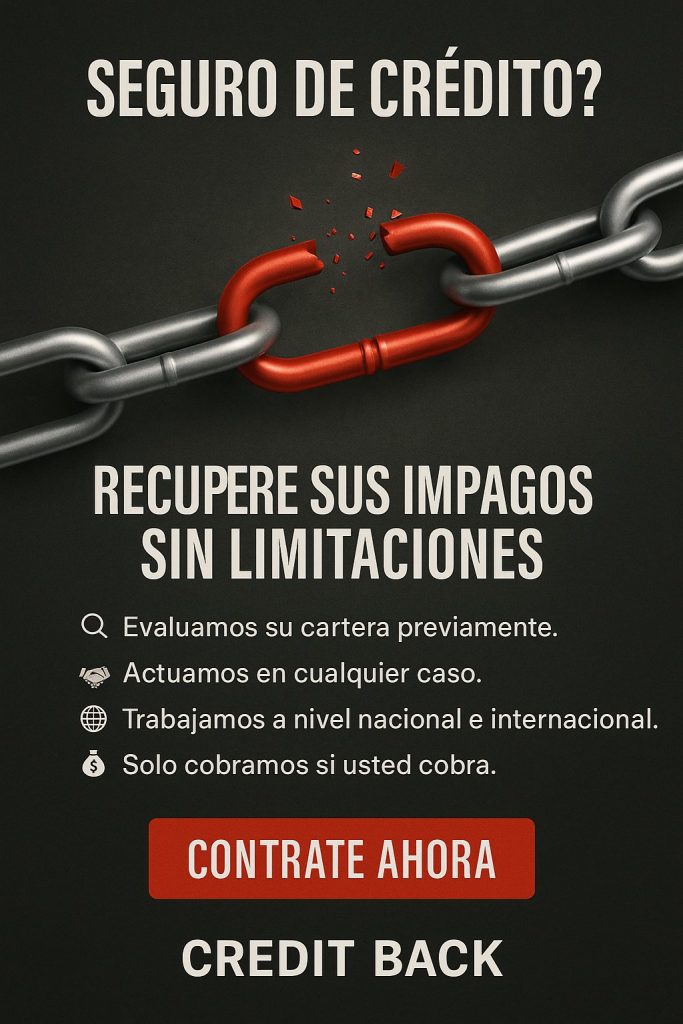 Cadena rota simbolizando las limitaciones del seguro de crédito frente a la recuperación eficaz de impagos con CREDIT BACK