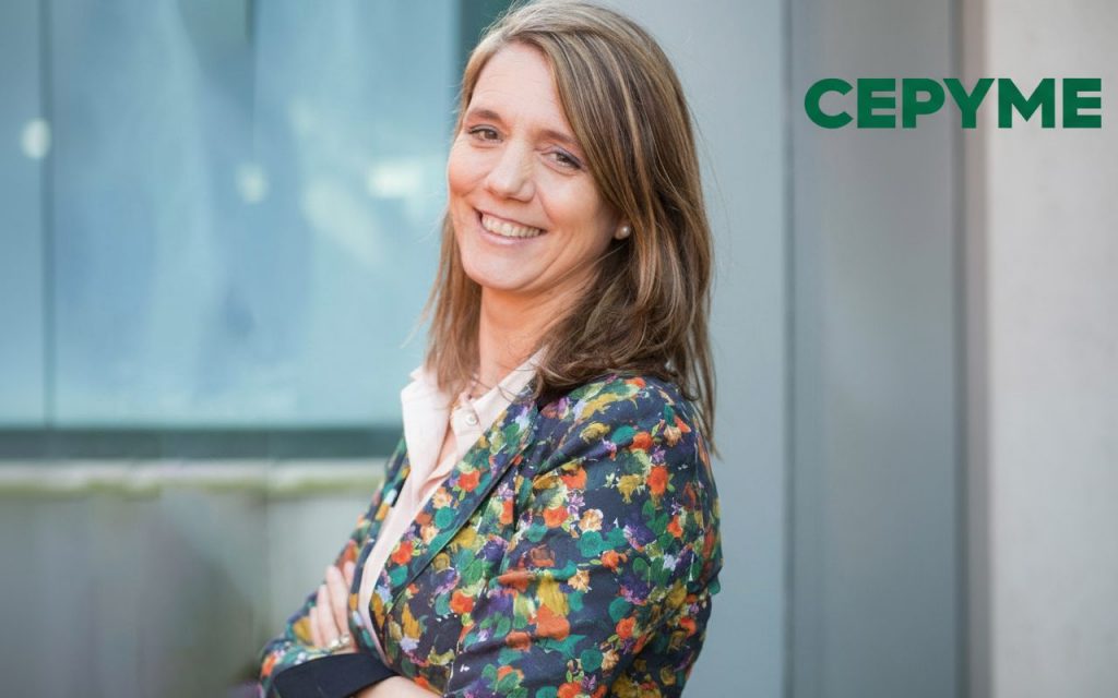 Ángela de Miguel, presidenta de CEPYME alertando sobre la morosidad y la falta de liquidez en las pymes en 2025