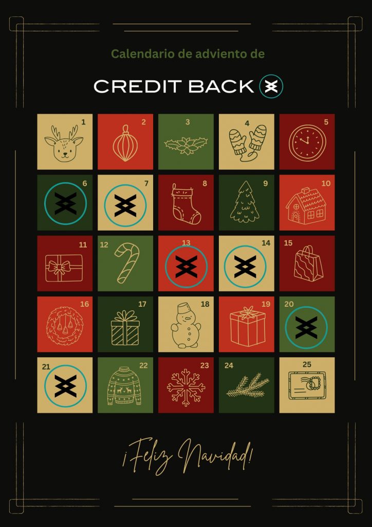 Calendario de Adviento CREDIT BACK