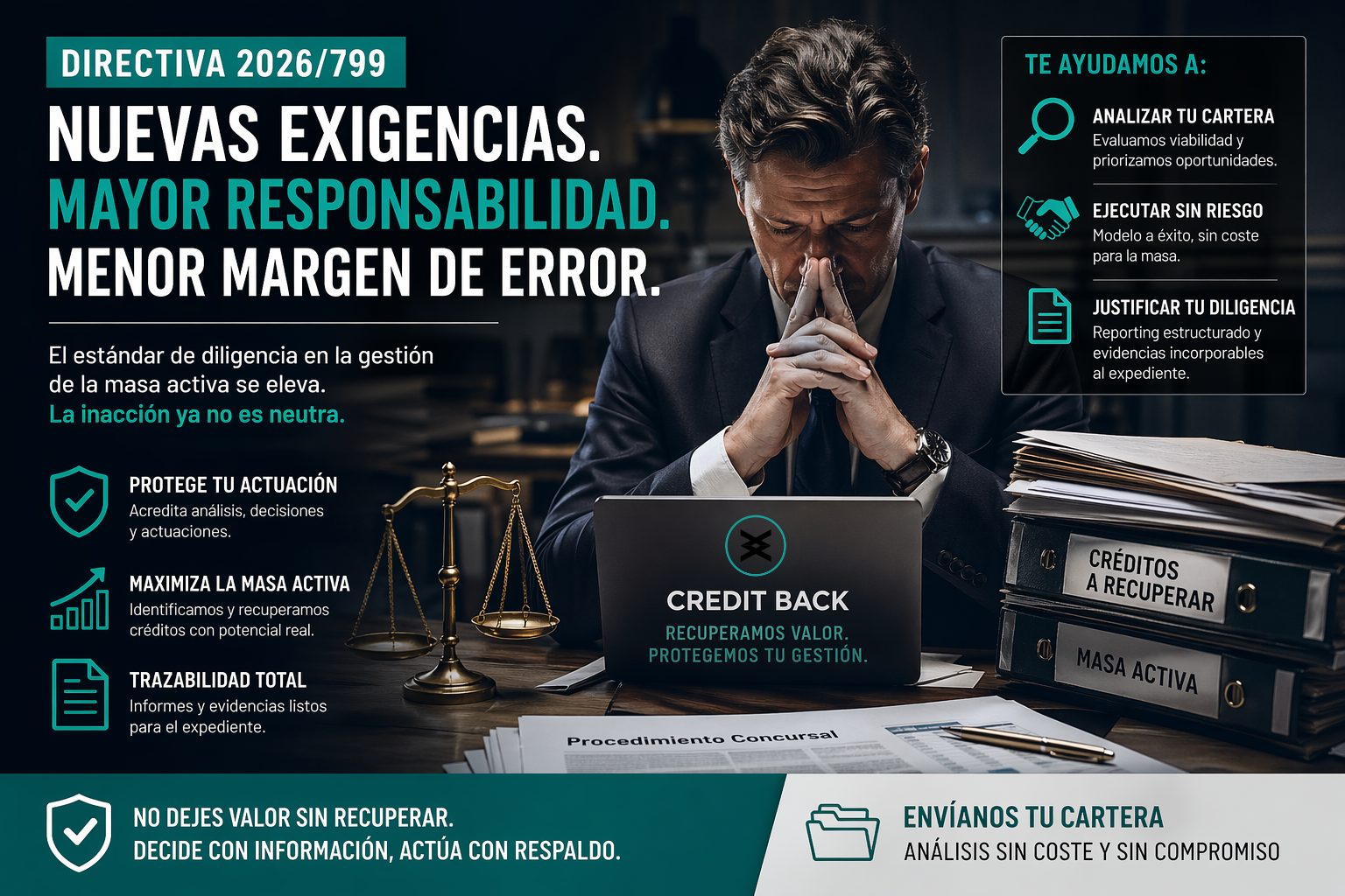 Cada crédito no analizado puede convertirse en un riesgo. La trazabilidad ya no es opcional.