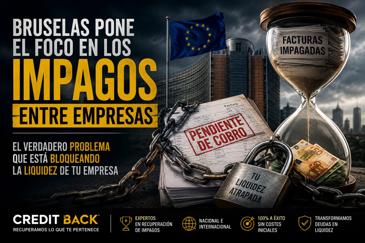 Bruselas pone el foco en los impagos entre empresas y el bloqueo de liquidez empresarial por facturas pendientes de cobro