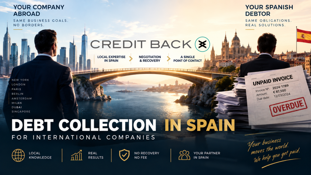 Debt collection in Spain for foreign companies with unpaid invoices